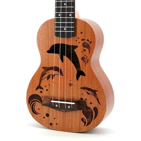 Sapele Ukulele 4-strängad Musikinstrument