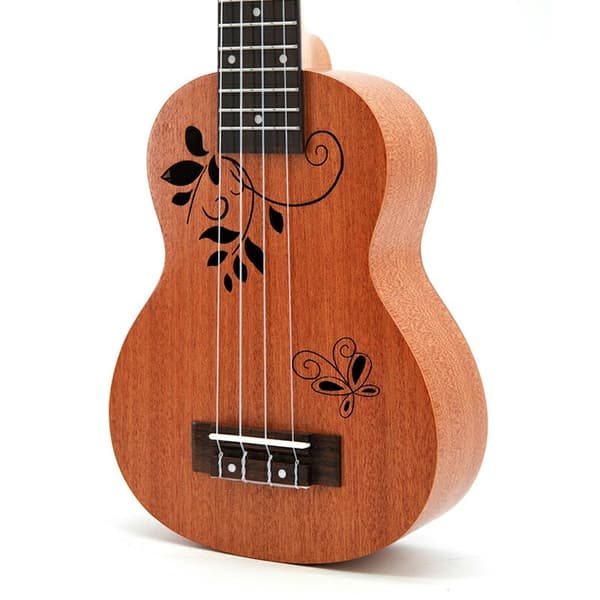 Sapele Ukulele 4-strängad Musikinstrument