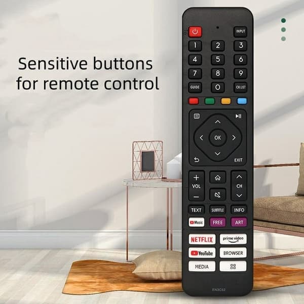 Fjernkontroll erstatning EN3C52 For Hisense TV