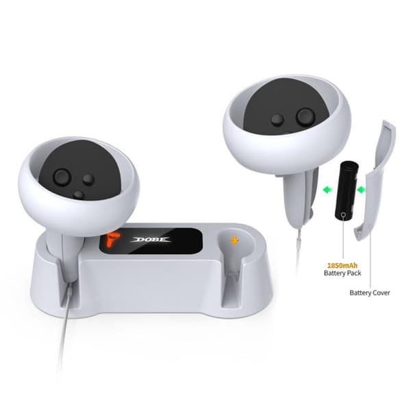 DOBE opladningsstation, controller, kompatibel med Oculus Quest 2 VR