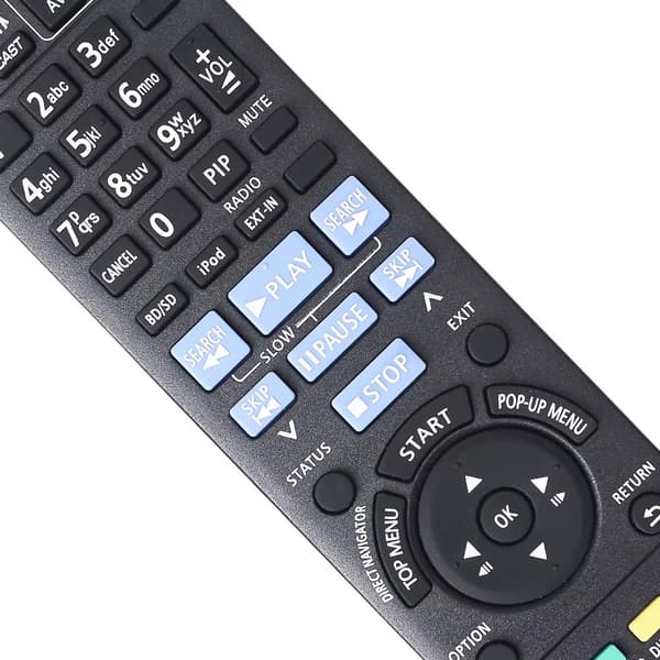 Fjern kontroll utskiftning for N2QAKB000090 for Panasonic Audio Player