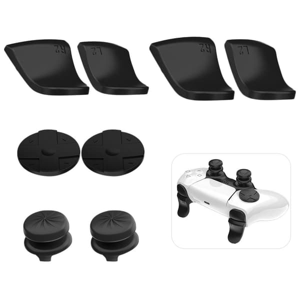 Playstation 5 / PS5 L2 R2 Trigger Extender + D - pad knappsats Tumgrepp Kontroll