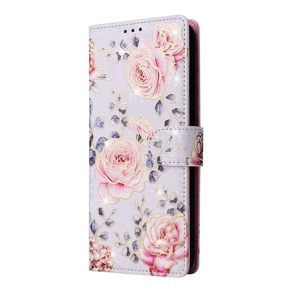 Til Samsung Galaxy A37 5G blomstercover