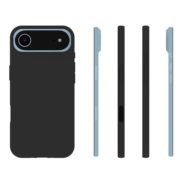 Til iPhone Air Case TPU Cover Bagside - Sort