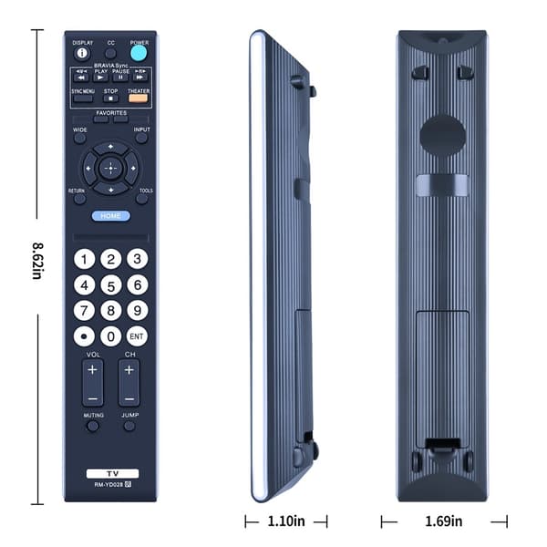 Fjernkontrollerstatning for RM-YD028 For Sony TV