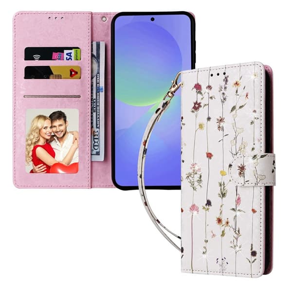 Til Samsung Galaxy A37 5G blomstercover