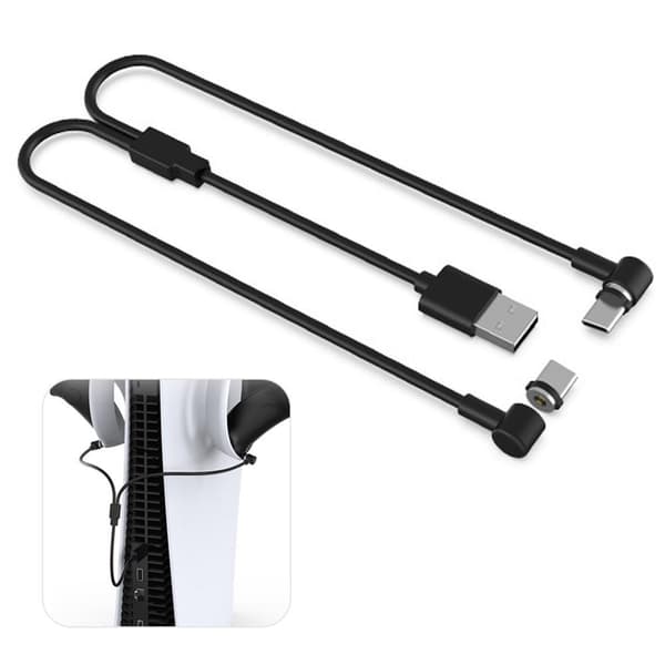 For PS VR 2 - kontroller 1 USB til 2 USB - C ladekabel