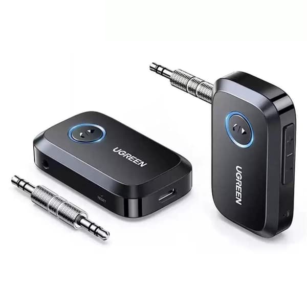 UGREEN CM596 Bluetooth 5.4-lydmottaker – 3,5 mm AUX-adapter for bil