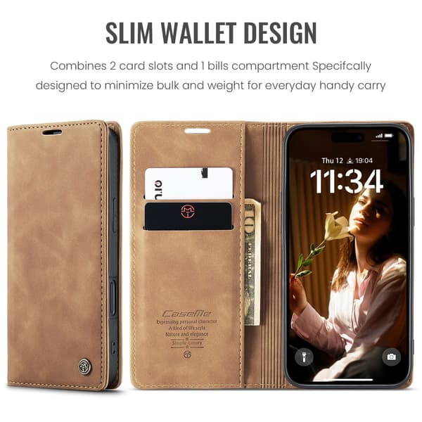 CASEME Lommebok-deksel Til iPhone 17