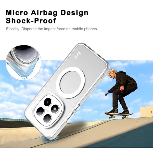 Til Xiaomi Poco M8 Pro 5G / Redmi Note 15 Pro+ 5G / Poco M8 Pro 5G Magnetisk Mobildeksel