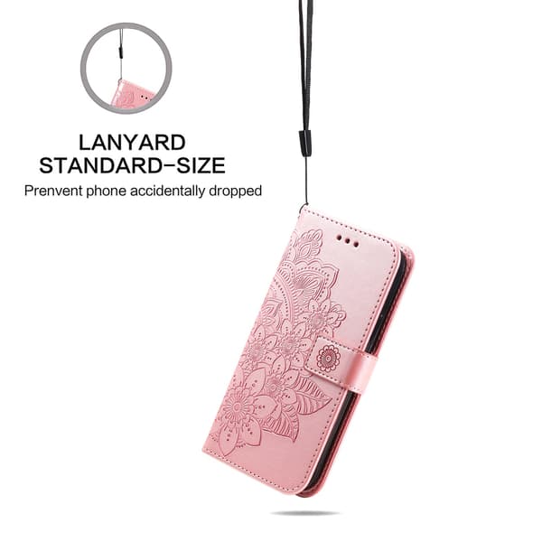 För Xiaomi Redmi 15C Stativfodral Mandala Plånboksfodral