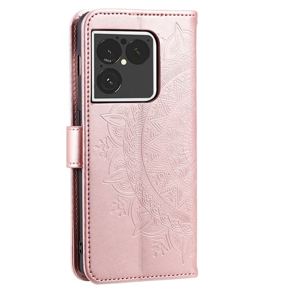 Lommebokdeksel med Stativ og Håndleddsstropp til Sony Xperia 1 VIII