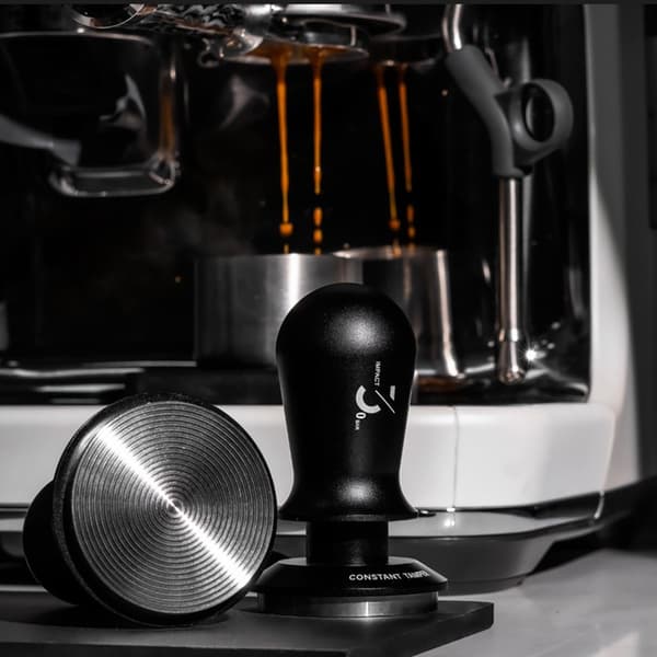 Kaffestamper Espresso Distribution Tool Tryckfjäderbelastad Stamper - 51mm