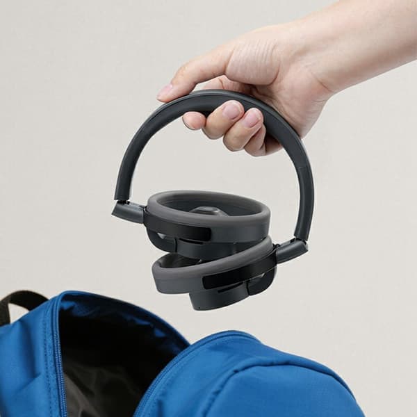 LC6200 Bluetooth Foldbare Hovedtelefoner med Åbne Øre ENC Støjreducerende Headset - Sort