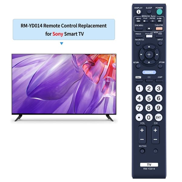 Fjärrkontroll Ersättning för RM-YD014 För Sony TV