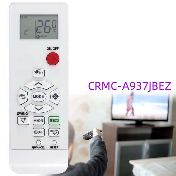 Fjärrkontroll Ersättning för CRMC-A937JBEZ för Sharp Air Conditioner