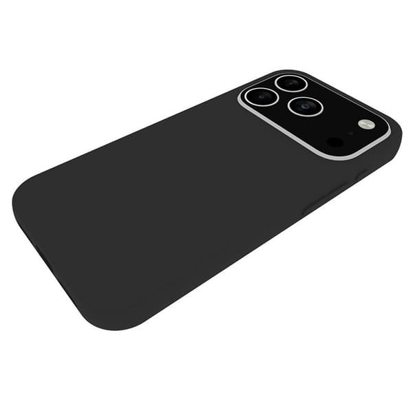 Til iPhone 17 Pro Case TPU Cover Bagside - Sort