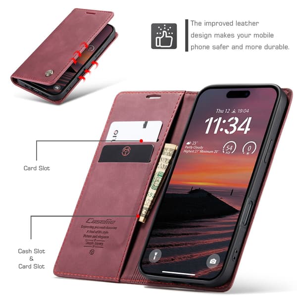 CASEME Lommebok-deksel iPhone 17 Pro
