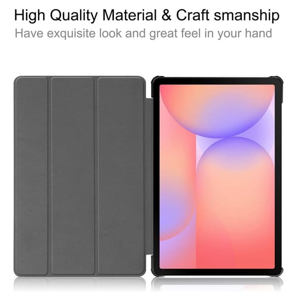 Til Samsung Galaxy Tab S10 Lite / S10 FE / S9 FE Etui med Stander - Sort