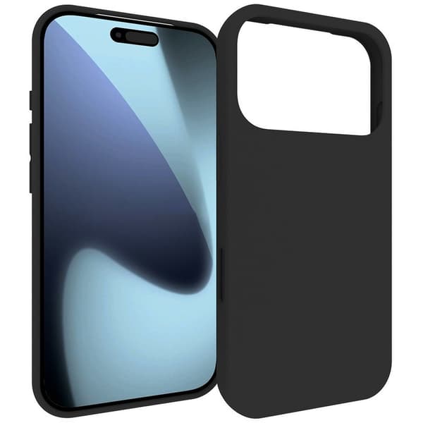 Til iPhone 17 Pro Case TPU Cover Bagside - Sort