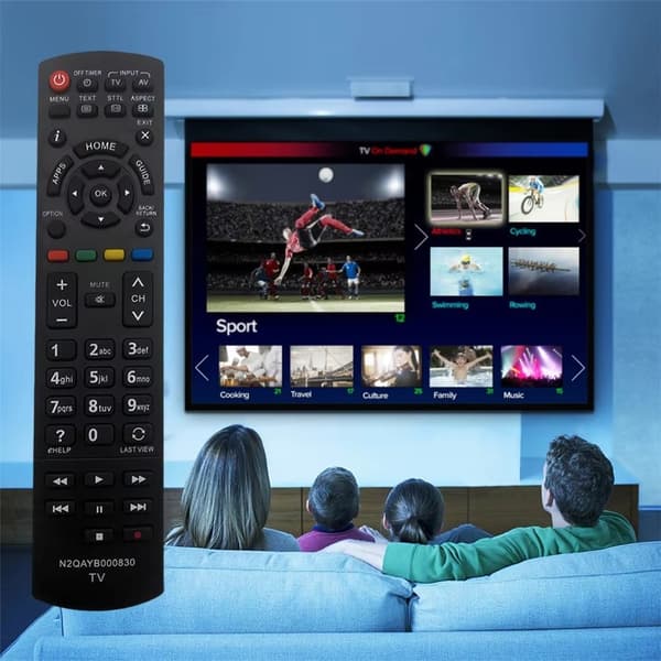 Fjernkontrollerstatning for N2QAYB000830 For Panasonic TV