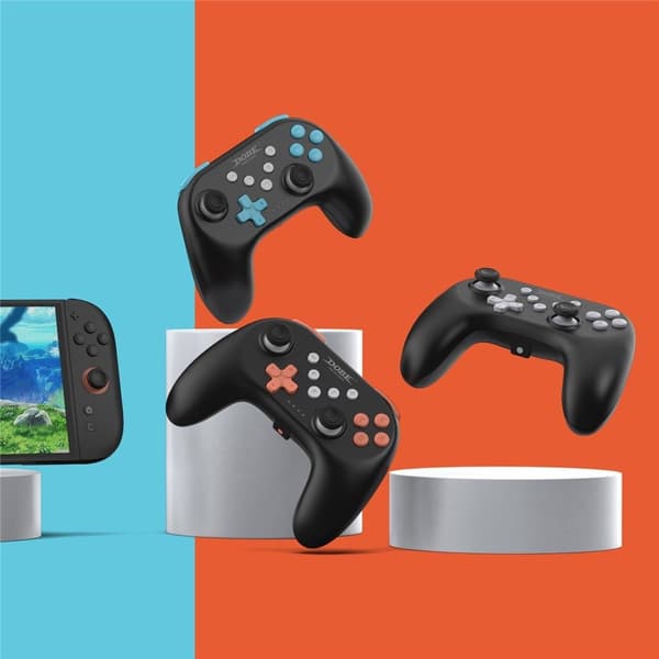 Trådlös Bluetooth Handkontroll kompatibel med Nintendo Switch 1+2+OLED Vibration