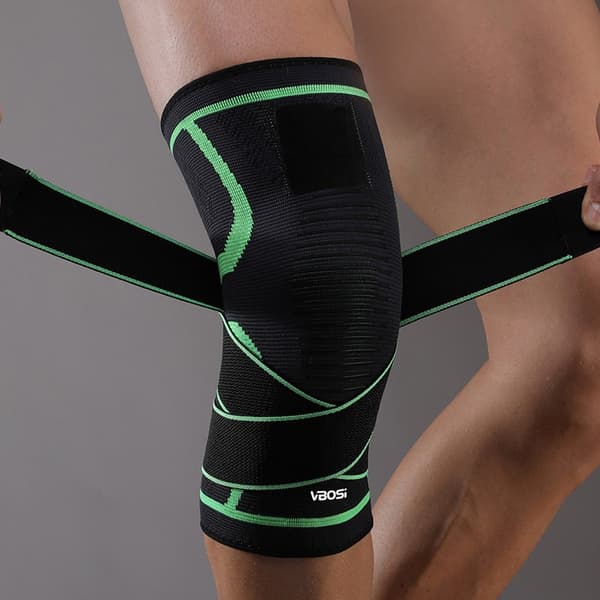 1 st. Elastisk stabilt Stöd Knä Knästöd Knäskydd Patella Värme - M