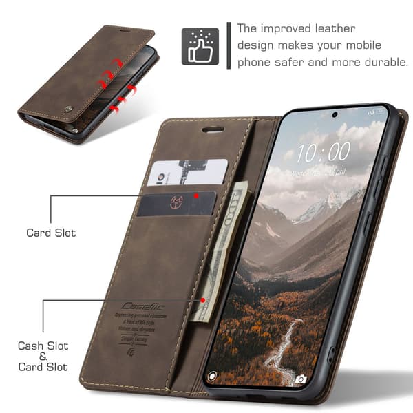 CASEME Plånboksfodral Xiaomi 15T - Coffee