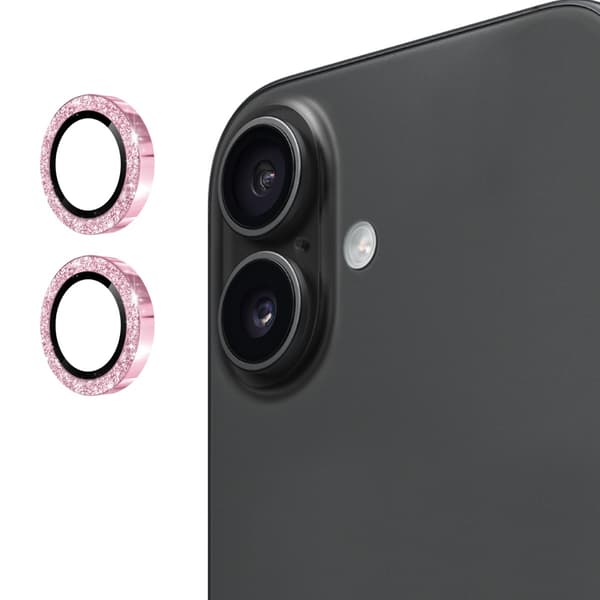 Til iPhone 17 Glitrende Kameralinsebeskytter