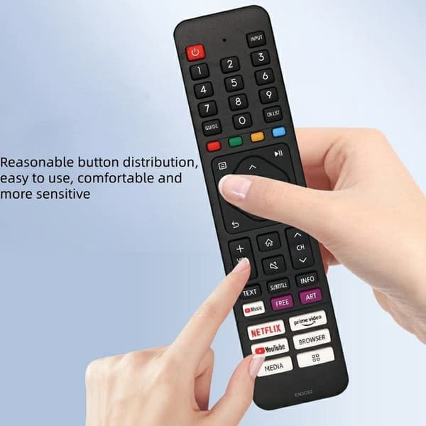 Fjernkontroll erstatning EN3C52 For Hisense TV