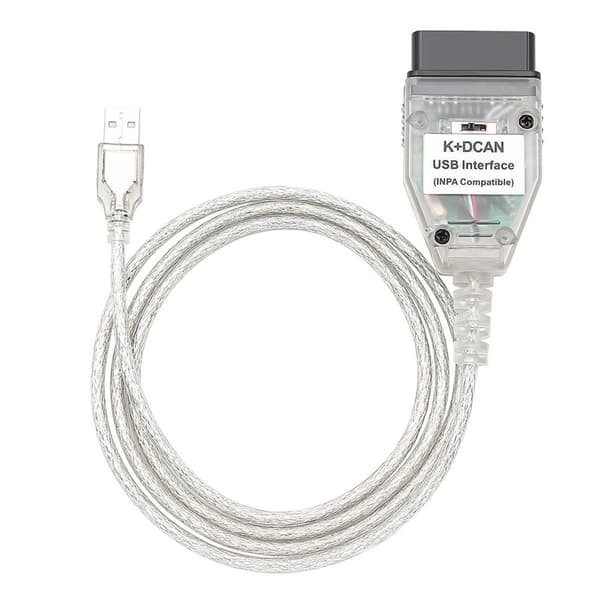 Fejlkodelæser K+DCAN K-CAN FTDI Chip til E60 E61 E83 E81 E87 OBD2 OBD 2