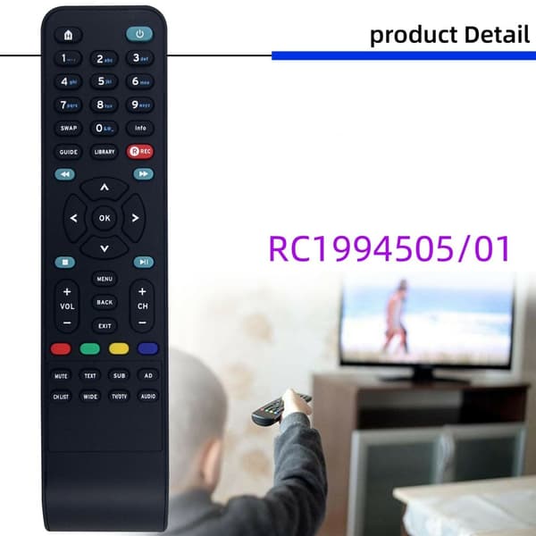 Fjernkontroll utskifting RC1994505 / 01 Sandstrom TV Box