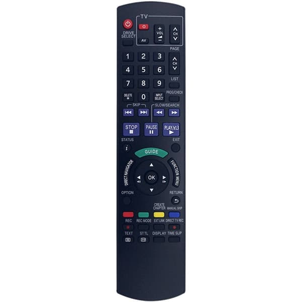 Fjernkontrollerstatning for N2QAYB000336 for Panasonic Blu-ray DVD-spiller