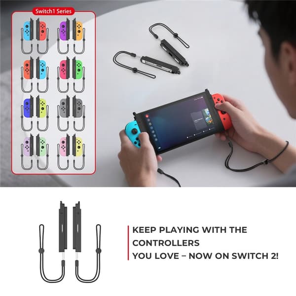 Joy-Con-adapter kompatibel med Nintendo Switch 1 kontroller till Switch 2