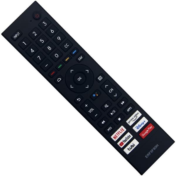 Fjärrkontroll Ersättning ERF3F80H För Hisense TV (Stöder inte röstfunktion)
