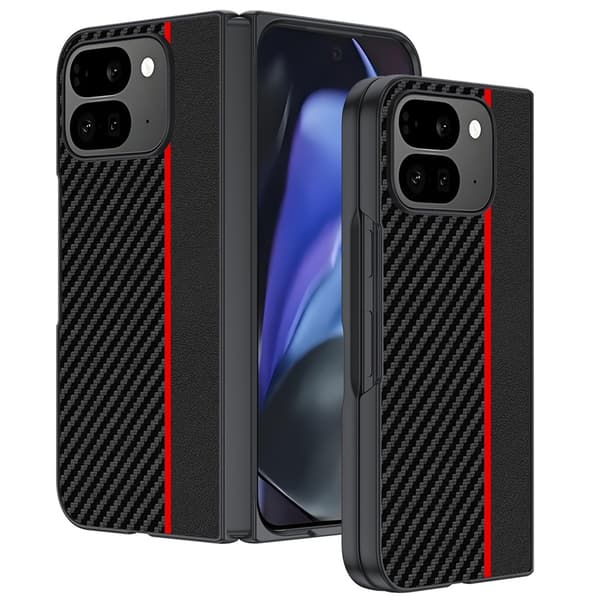 Telefoncover til Google Pixel 10 Pro Fold Kulfibertekstur