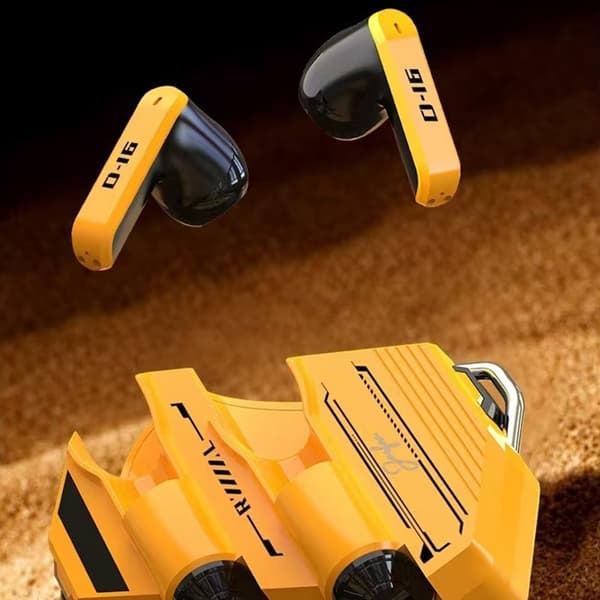 In-ear gaming-øretelefoner – Bluetooth, lav latenstid, støjreduktion, lang batteritid – Sort