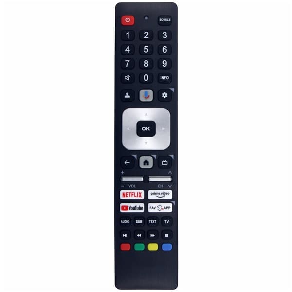 TV-fjernkontroll erstatning for RMC0147N for Sharp TV-stemmefunksjon