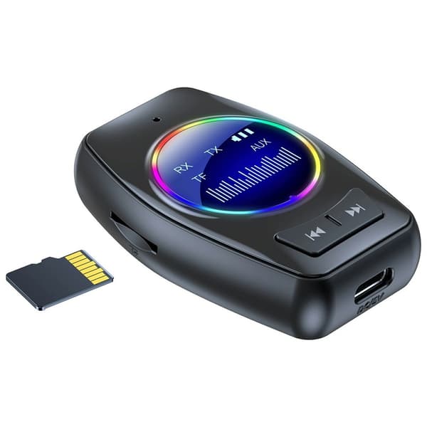 Bluetooth 5.4 lydmottaker/sender 2-i-1-adapter for trådløs lydstrømming