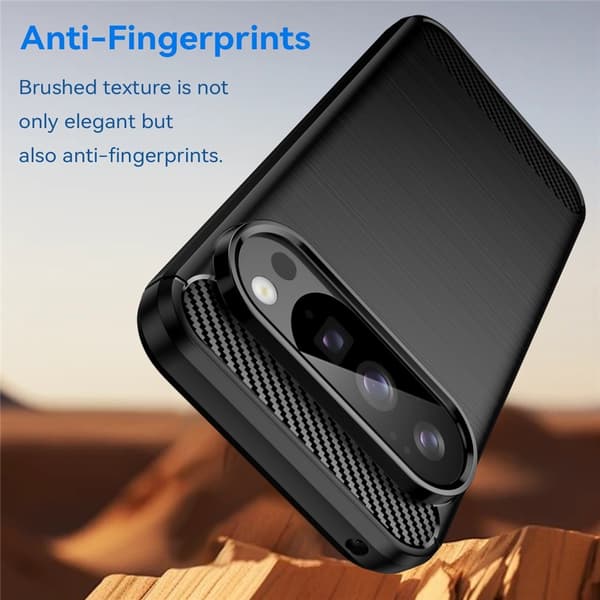 Telefoncover til Google Pixel 10 / 10 Pro med kulfibertekstur