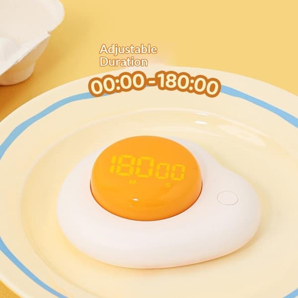 Magnetisk egg Timer kjøkkentimer med forover/bakover-modus matlaging studie arbeid