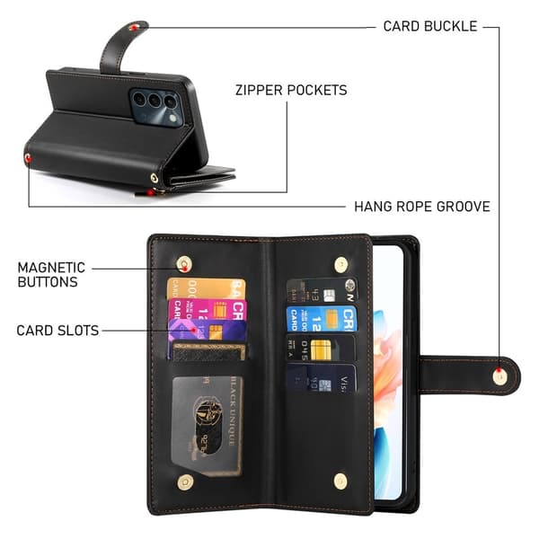 Telefonplånboksfodral för Realme C100 5G / C83 5G