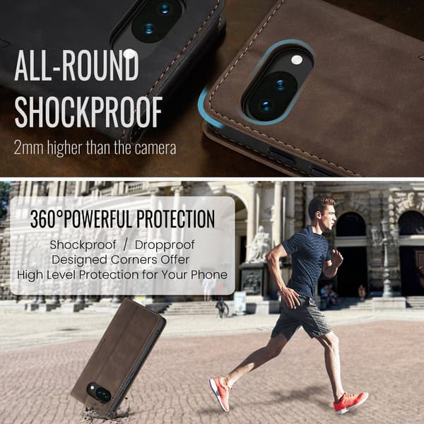 CASEME Til Google Pixel 10A Etui Stativ Telefon Cover
