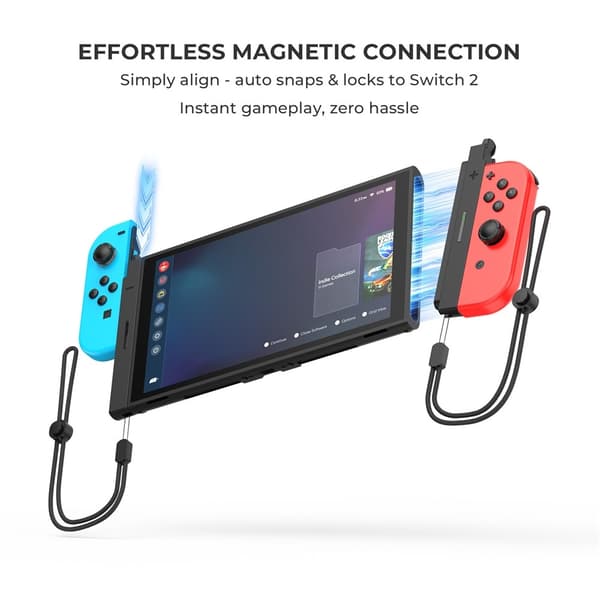 Joy-Con-adapter kompatibel med Nintendo Switch 1 kontroller till Switch 2