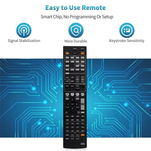 Fjernkontrollerstatning for RAV332 For Yamaha Audio/Video Receiver