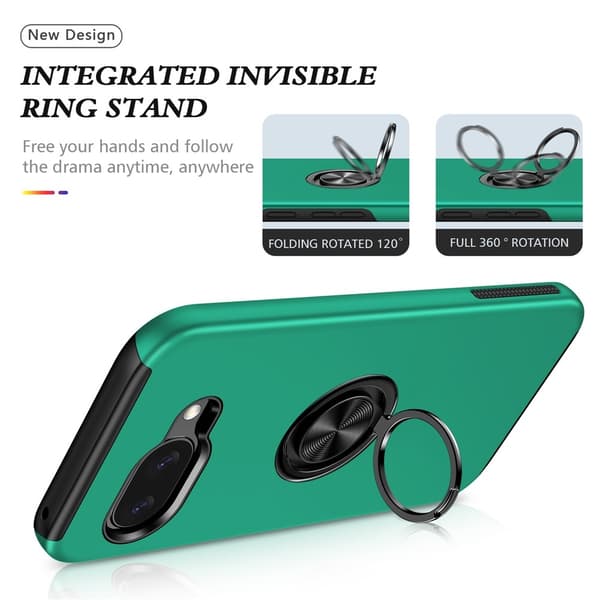 Til Pixel 10a Deksel Hybriddeksel med Finger Ring