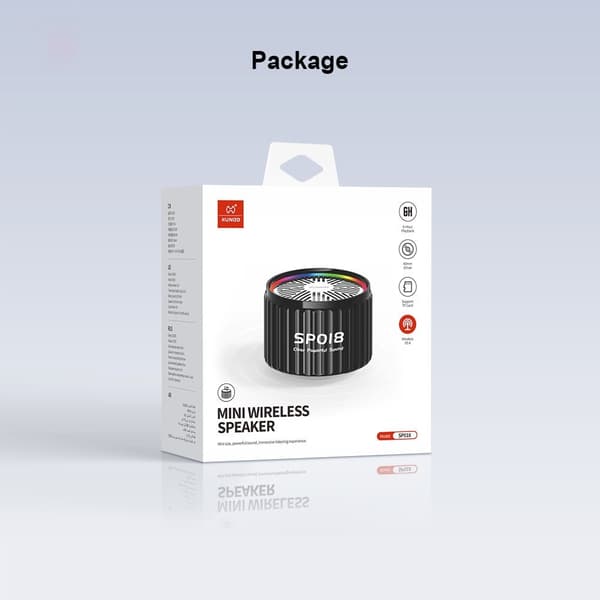 XUNDD Mini Trådlös Högtalare Bluetooth V5.4 TWS Stereoljudlåda Stöder TF-kort