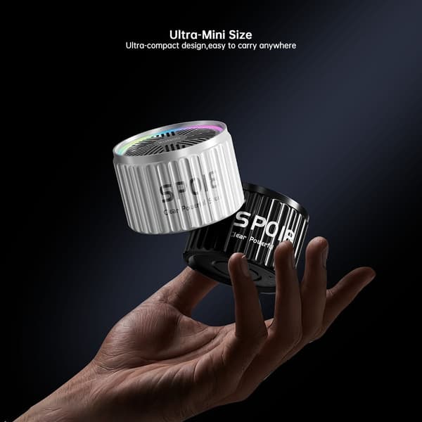 XUNDD Mini Trådlös Högtalare Bluetooth V5.4 TWS Stereoljudlåda Stöder TF-kort