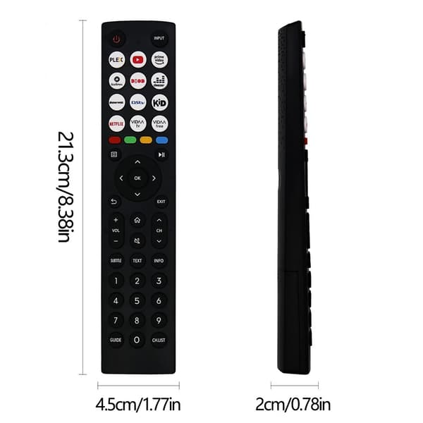 Fjernkontroll erstatning EN2J36H For Hisense TV