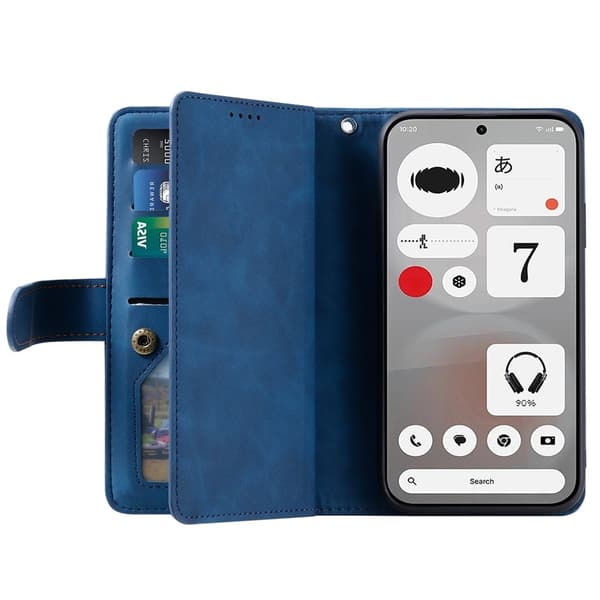 Mobildeksel med kortlommer og håndleddsstropp til Nothing Phone (4b)